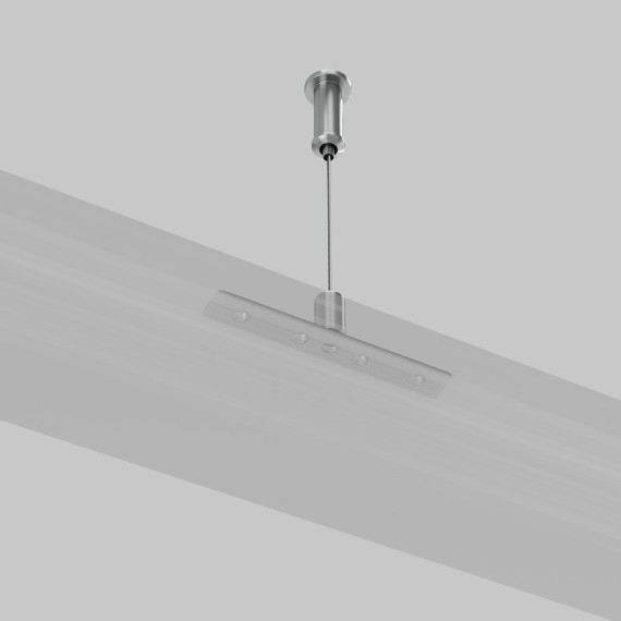 Тросовый подвес 1шт для низкопрофильного скругленного шинопровода Maytoni Exility TRAM034SW-2S