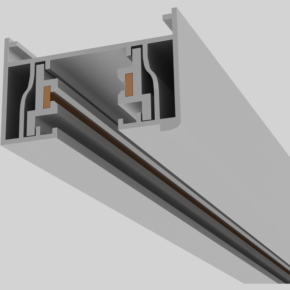 1м белый однофазный двужильный накладной шинопровод ST LUCE ST001.519.00