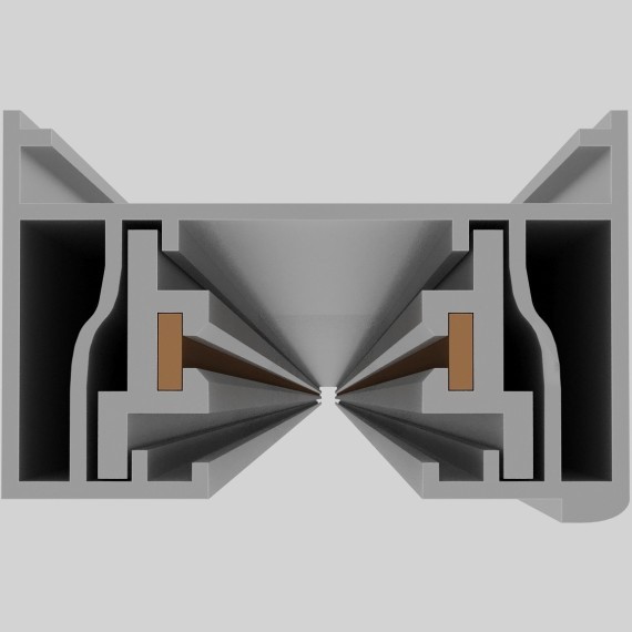 1м белый однофазный двужильный накладной шинопровод ST LUCE ST001.519.00