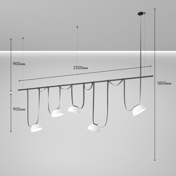 Готовая ременная трековая система Denkirs Belty DK55SET06-02-DG