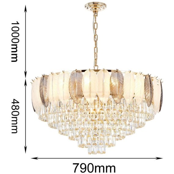 Подвесная люстра Dolor 2982-18P