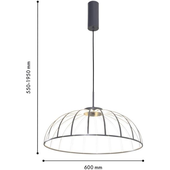 Подвесной светильник Vertex 4285-6P