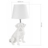 SLE115224-01 Прикроватная лампа Белый, Хром/Белый E27 1*40W NARNI
