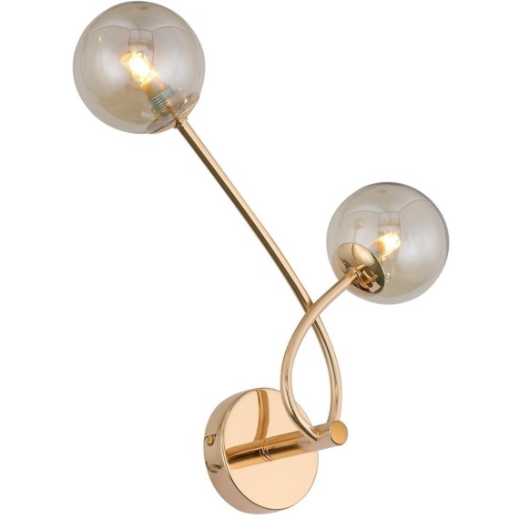 SL435.201.02 Бра ST-Luce Золотистый/Коньячный G9 2*3W PARLLAONE