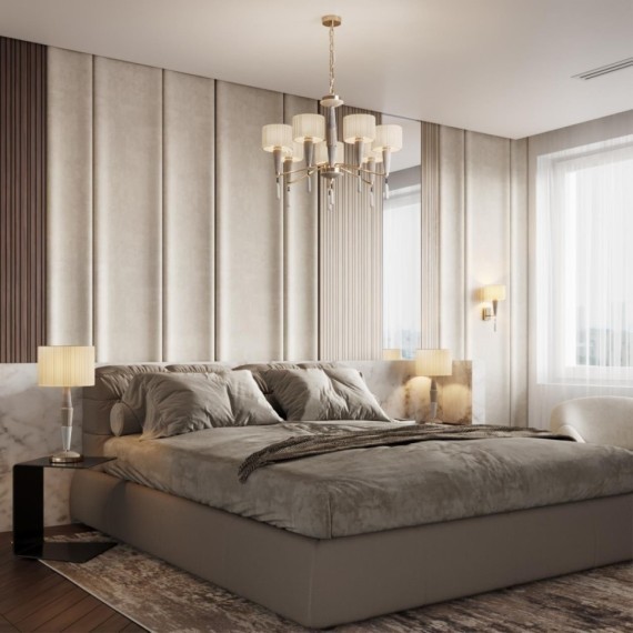 Люстра подвесная Odeon Light 5403/5 Latte под лампы 5xE14 40W