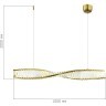 SL6205.313.01 Светильник подвесной ST-Luce Латунь/Прозрачный LED 1*21W 4000K ELICA