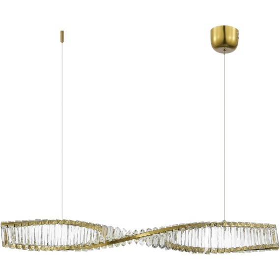 SL6205.313.01 Светильник подвесной ST-Luce Латунь/Прозрачный LED 1*21W 4000K ELICA