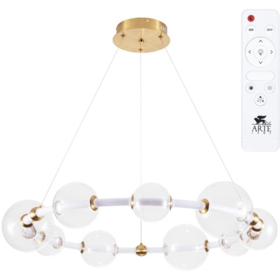 Подвесной светильник светодиодный с пультом Crocus A2780LM-40PB