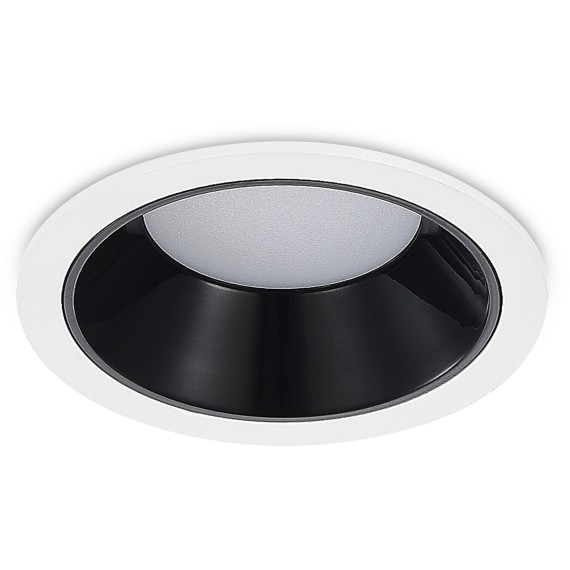 ST755.438.07 Св-к встр. Черный LED 1*7W 3000K 630Lm Ra80 120° IP20 D85xH45 100-240V Встраиваемые светильники