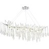 SL1660.113.12 Светильник подвесной ST-Luce Хром/Хром, Прозрачный G9 12*5W 4000K TEARDROPS
