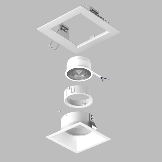 Комплект со светильником Domino Lightstar D51606WMOD