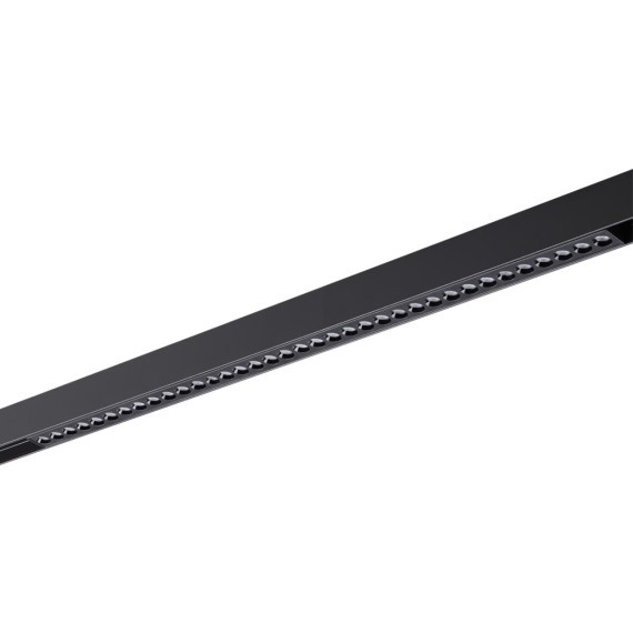 359935 Черный трековый линейный SMART светильник 65см (токопроводящий), пульт ДУ/Tuya Smart Life/Алиса 3000-6000К 220В 30Вт 24° 1950Лм CRI90 Novotech VECTOR