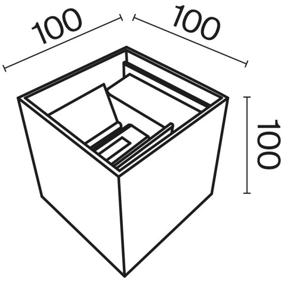 Уличный настенный светильник Maytoni O572WL-L6GR Fulton IP54 светодиодный LED 6W