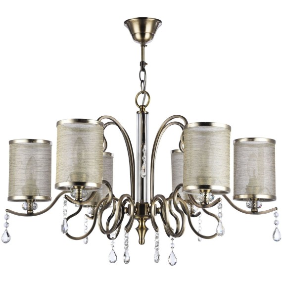 Люстра подвесная Freya FR2300-PL-06-BZ Faust под лампы 6xE14 40W