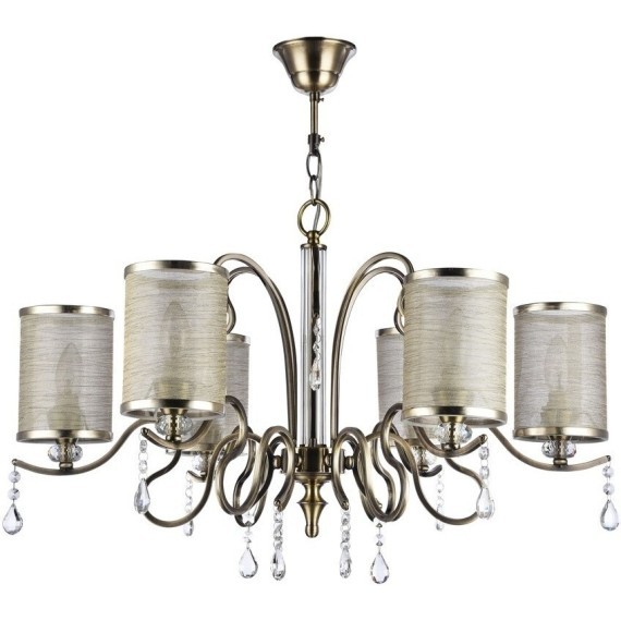 Люстра подвесная Freya FR2300-PL-06-BZ Faust под лампы 6xE14 40W