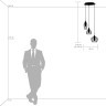 Подвесной светильник с 3 лампами Lightstar 803053 Pentola под лампы 3xG9 75W