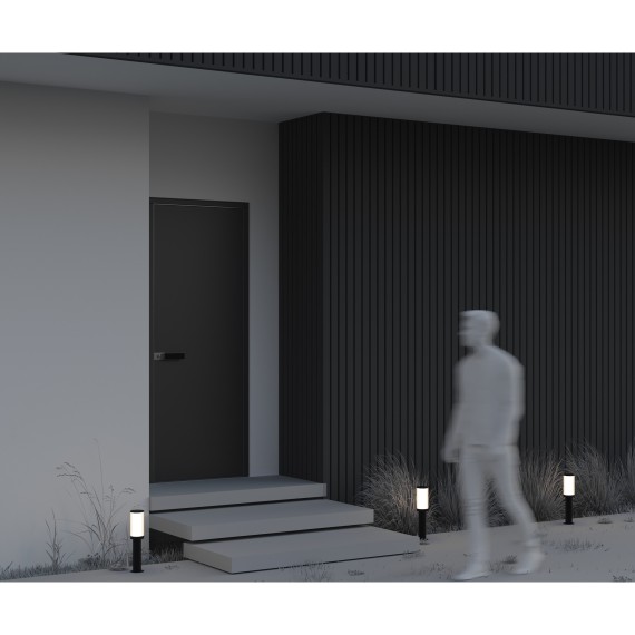 Маленький уличный столбик Maytoni Outdoor O502FL-01B