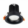ST703.448.10 Св-к встр. Черный LED 1*10W 4000K 900Lm Ra90 38° IP20 D85xH75 170-240V Встраиваемые светильники