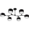 SLE183402-06 Светильник потолочный Черный/Черный E14 6*60W GIMENTO