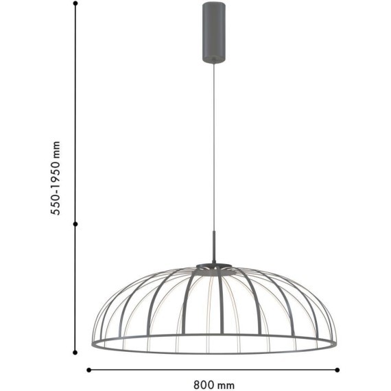 Подвесной светильник Vertex 4285-8P