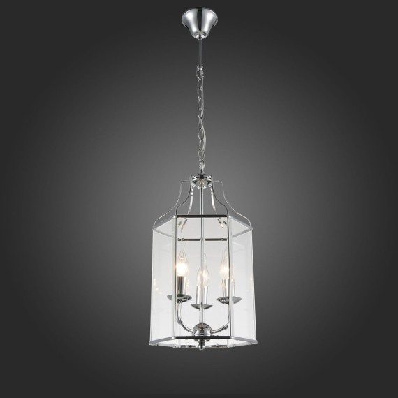 SL228.103.03 Люстра подвесная ST-Luce Хром/Прозрачный E14 3*40W TERSO