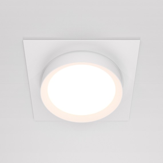 Встраиваемый светильник Maytoni DL086-GX53-SQ-W Hoop под лампу 1xGX53 15W