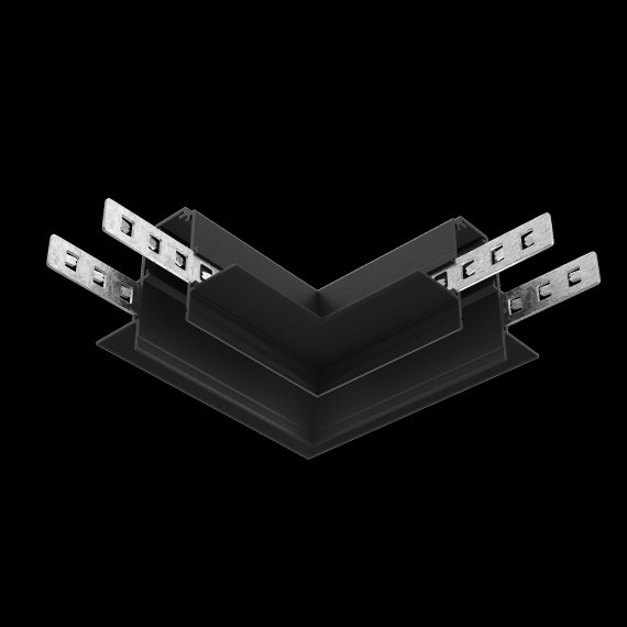 Угловой соединитель для шинопроводов в ГКЛ 9.5мм Maytoni Exility TRACL034-42B-R