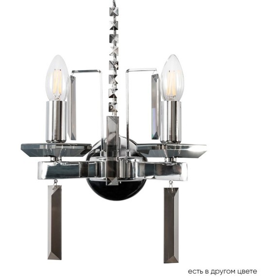 Бра Crystal Lux MARRON AP2 CHROME