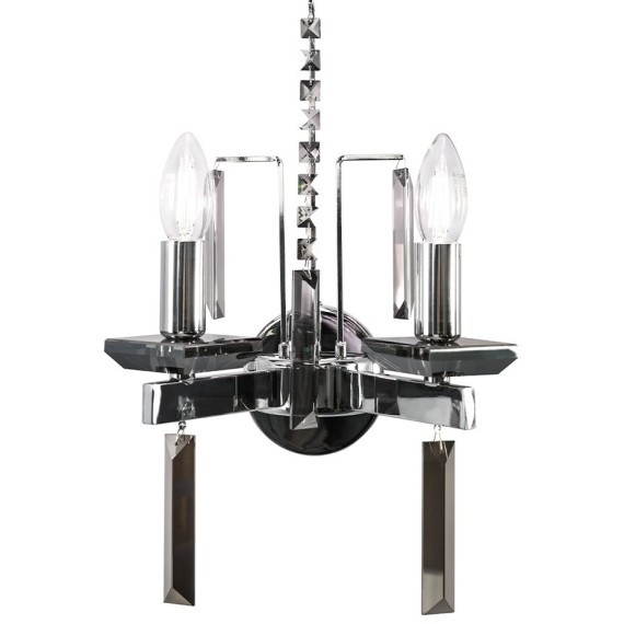 Бра Crystal Lux MARRON AP2 CHROME