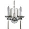 Бра Crystal Lux MARRON AP2 CHROME
