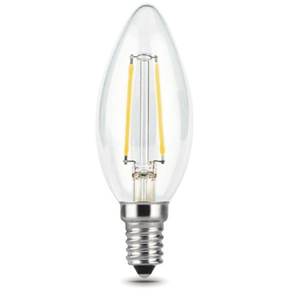 103801205 Лампа Gauss LED Filament Свеча E14 5W 450lm 4100К 1/10/50