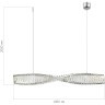 SL6205.113.01 Светильник подвесной ST-Luce Хром/Прозрачный LED 1*21W 4000K ELICA