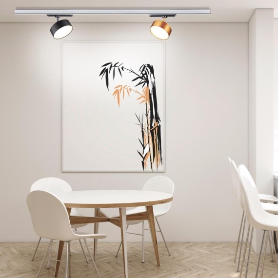 Трехжильный однофазный трековый светодиодный светильник Novotech PROMETA 358757 2100лм 24Вт