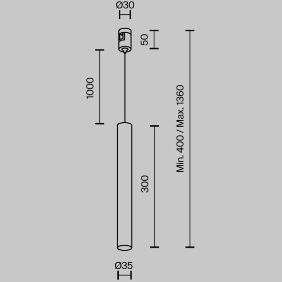 Трековый магнитный светодиодный светильник Maytoni Flarity Focus Led TR155-1-5W3K-PT