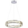 Люстра подвесная кольцевая хрустальная Odeon Light LED 30W 4000K 3570Лм VEKIA 4930/30L