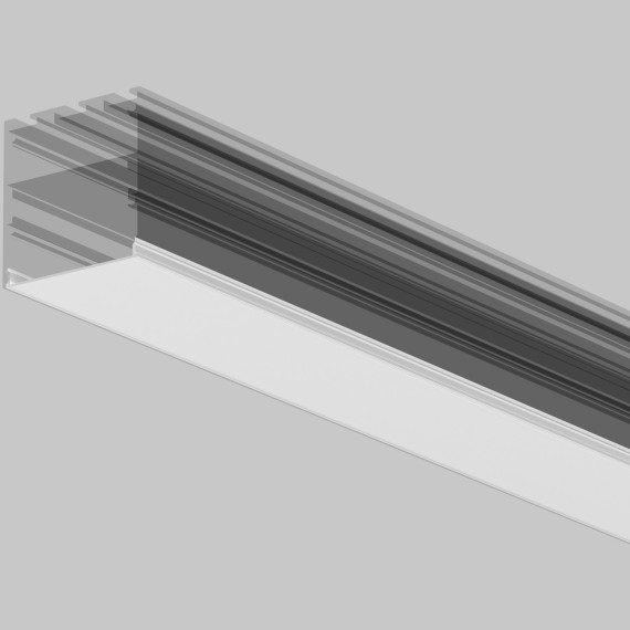 Рассеиватель для профиля 50×50 (Белый, 10 м), ALM-5050T-O-DF-10M 642050