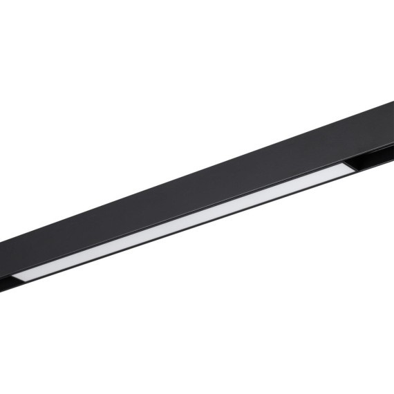 359938 Черный трековый линейный светильник 44см с перекл. цв. темп. 3000;4000;6000К (токопроводящий) 220В 24Вт 120° 1440Лм CRI90 Novotech VECTOR