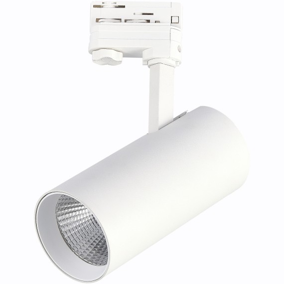 ST661.536.40.L (Аналог ST661.536.40 с удл. шарниром) Белый трехфазный светодиодный спот 40W 3000K 3200Lm Ra90 38° ST LUCE TRACE