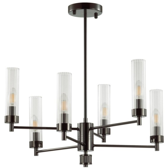 Люстра потолочная Lumion 5275/6C KAMILLA под лампы 6xE14 6*40W