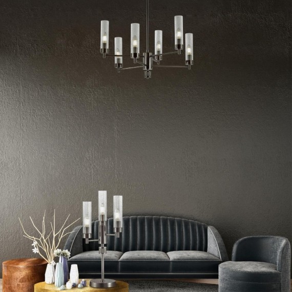 Люстра потолочная Lumion 5275/6C KAMILLA под лампы 6xE14 6*40W