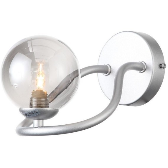 SL1502.101.01 Светильник настенный ST-Luce Хром/Дымчатый G9 1*5W LEGATEZZA