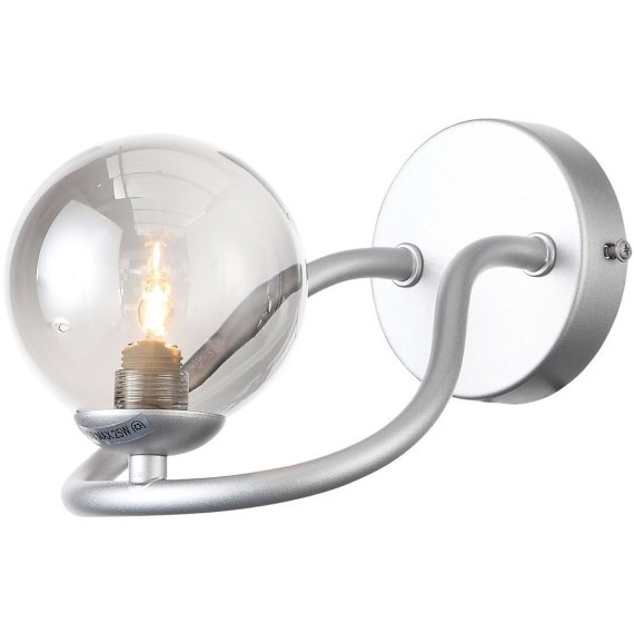 SL1502.101.01 Светильник настенный ST-Luce Хром/Дымчатый G9 1*5W LEGATEZZA