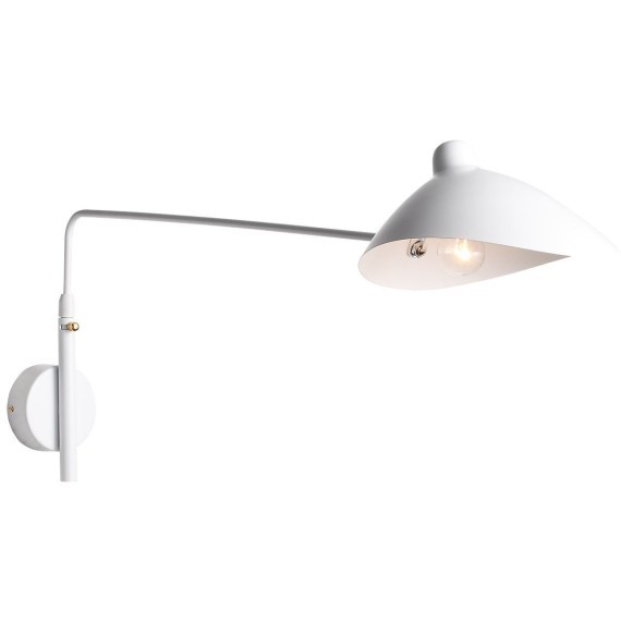 SL305.501.01 Светильник настенный ST-Luce Белый/Белый E27 1*60W SPRUZZO