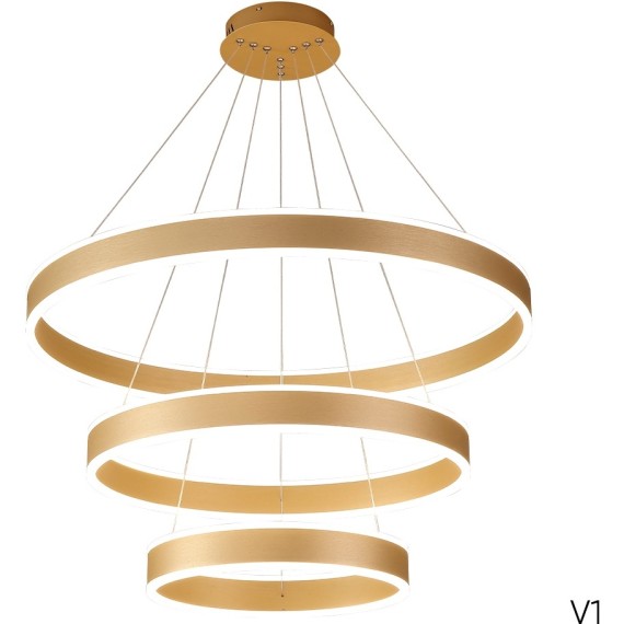 Люстра Crystal Lux MUCHOS SP158W LED GOLD 0980/303N