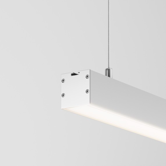 LL312005 Линейный светильник подвесной серебрянный 150см 3000K 35x35 30Вт