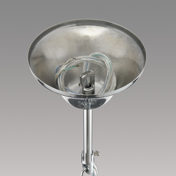 8032/8 CLASSI LN24 хром, металл/хрусталь Люстра подвесная Е14 8*40W 220V LAOKA