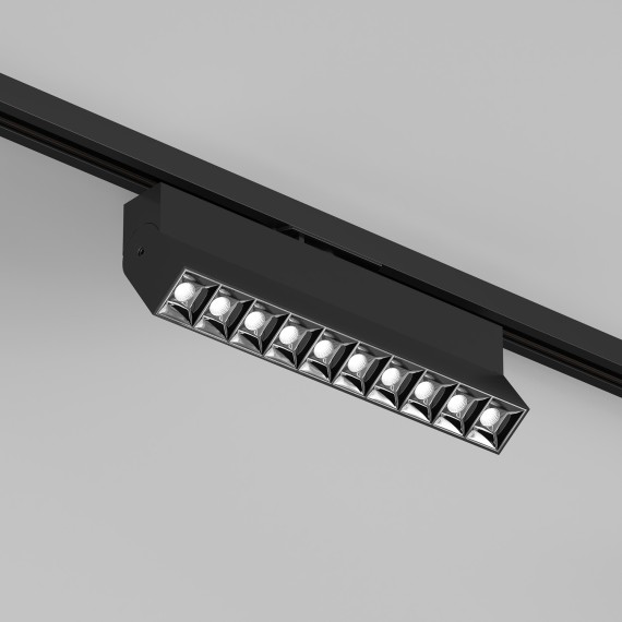 Однофазный двужильный светодиодный трековый светильник Denkirs DK6646-BK Edder 4000К 1560Лм CRI90+ 24° 20Вт