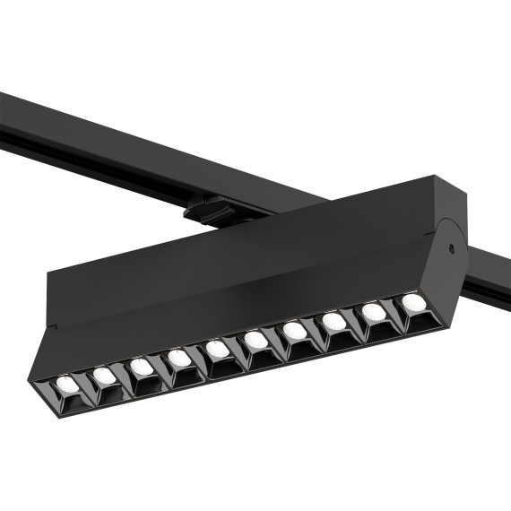 Однофазный двужильный светодиодный трековый светильник Denkirs DK6646-BK Edder 4000К 1560Лм CRI90+ 24° 20Вт