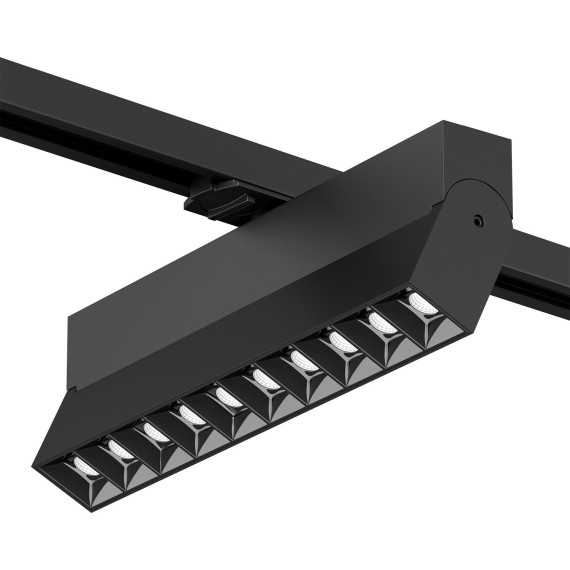 Однофазный двужильный светодиодный трековый светильник Denkirs DK6646-BK Edder 4000К 1560Лм CRI90+ 24° 20Вт