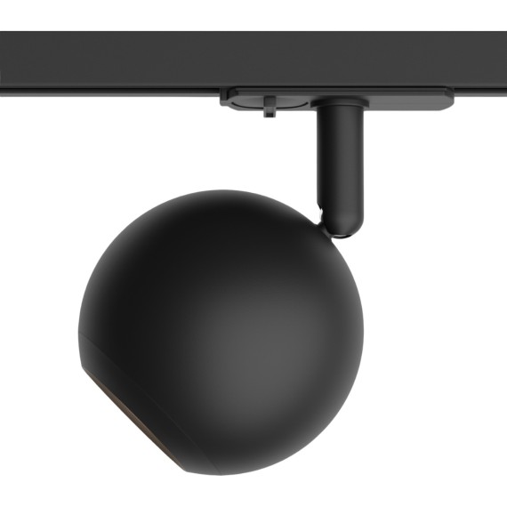 Однофазный двужильный трековый светильник Denkirs DK6070-BK Omra под сменную лампу GU10